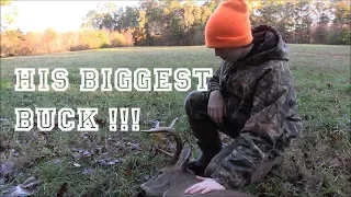 His Biggest Buck North Carolina Youth Rut Hunt