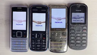 Nokia startup animation from 4 different Nokia phones