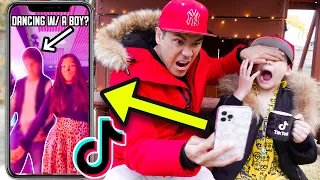 STRICT BOYS REACT TO 11 YEAR OLD'S TIKTOK VIDEOS!! **GONE WRONG** | Familia Diamond