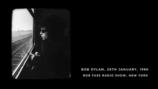 Bob Dylan, talking on the radio, 1966, (full version), 26th January, 1966