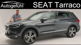 Seat Tarraco REVIEW Premiere all-new SUV Exterior Interior - Autogefühl