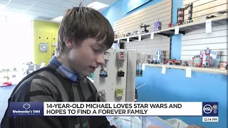 Wednesday's Child: 14-year-old Michael enjoys Star Wars and Lego bricks