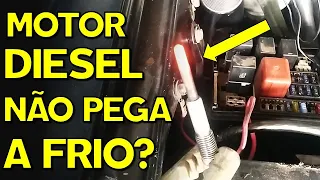 DIFICULDADE NA PARTIDA A FRIO - MOTOR DIESEL