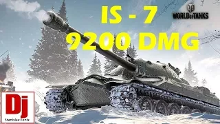 IS -7 | Soviet Heavy tank 10 tier | 9200 Dmg | World of Tanks best replays