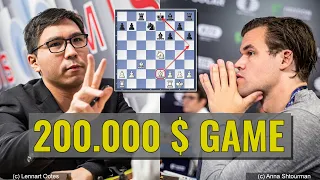 The $200,000 Game | Magnus Carlsen vs Wesley So | Champions Chess Tour Final 2023