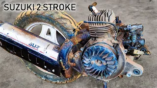 1984 Suzuki Engine Restoration | Suzuki Love 3 50cc 2 Stroke Engine Restoration