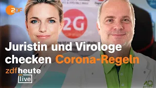 Corona-Regeln gegen die vierte Welle - was hilft und was zulässig ist | ZDFheute live