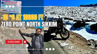 Part -4 ||  Yumthang Valley - Zero Point || Winter Sikkim Bike Ride #ktmadventure390