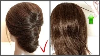 Прическа для коротких волос. Супер быстрая идея. Hairstyle for short hair. Super quick idea.