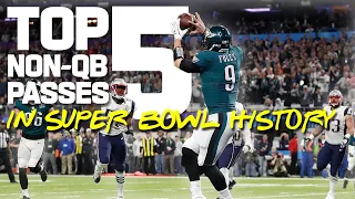 TOP 5 Non-QB Passes in Super Bowl History