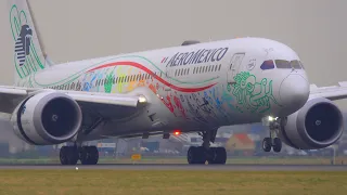 BIG Planes Take Off & Landing Amsterdam Schiphol | A350, B777, B747 |