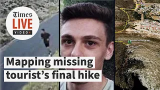 Mapping CT tourist's final steps on hiking app one month after he went missing