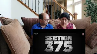 SECTION 375 Official Trailer | Reaction & Analysis | Akshaye Khanna, Richa Chadha, Ajay Bahl