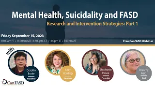 Mental Health, Suicidality, and FASD: Part 1