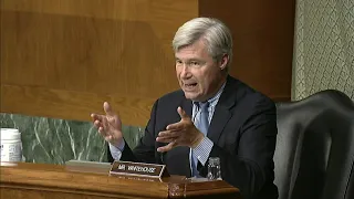 Sen. Whitehouse in Senate Judiciary on Geoffrey Berman, DOJ Transparency