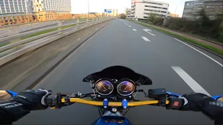 POV CITY RIDE- RAW EXHAUST SOUND- GS 500 CUSTOM