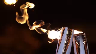 Pyeongchang Olympic torch relay welcomes New Year in sunrise ceremony