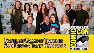 Game of Thrones | Panel Comic Con 2015 (Subtitulado)
