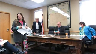 County Commissioners Meeting -  Alan Hall Criticizing State Government   -  10-25-17