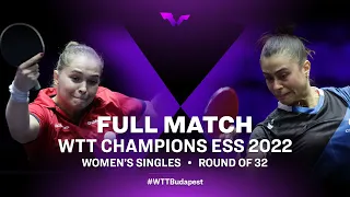 FULL MATCH | Margaryta Pesotska vs Bruna Takahashi | WS Rd 32 | WTT Champions ESS 2022