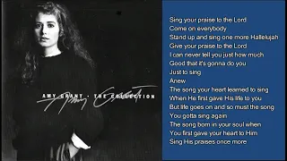 Sing Your Praise To The Lord (Lyrics) - Amy Grant