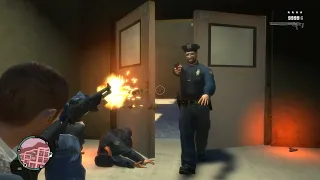 GTA 4 - Police Station Shootout + Six Star Escape