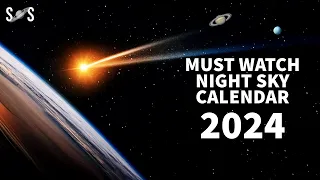 Night Sky Calendar 2024 | Astronomy Calendar 2024