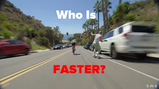 Biker VS Skateboarder || Raw Run