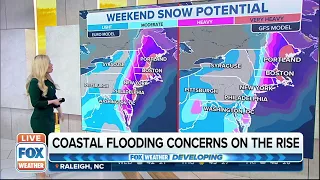 Weekend Nor'easter To Bring Heavy Snow, Strong Winds, Coastal Flooding