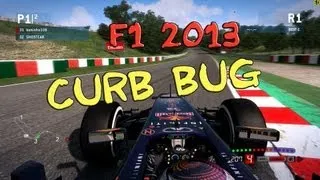 F1 2013 | Auto-Spinning Curb Bug (again!)