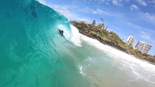 Two bodyboarders get into a fight (almost haha) at Froggies, Gold Coast   // Bodyboard RAW POV