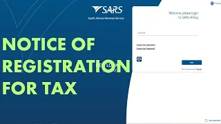 Get your SARS notice of tax registration letter (and find your tax number) - Easiest method