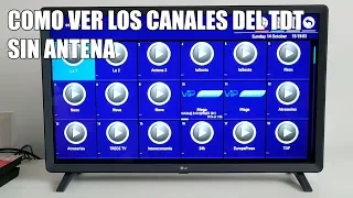 Como ver los canales del TDT por internet sin antena