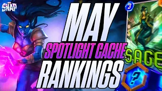 BEST SPOTLIGHT CACHES for MAY & JUNE in Marvel Snap! Every Cache RANKED!