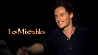 Eddie Redmayne (Marius) Interview for "Les Miserables" -- He's Wearing the Same Hairdo!