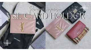 YSL Card Holder Unboxing & Comparison