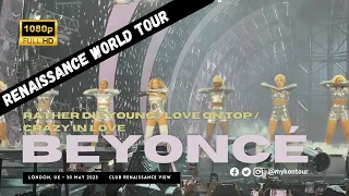 BEYONCÉ - RATHER DIE YOUNG, LOVE ON TOP & CRAZY IN LOVE - Renaissance World Tour [4K]