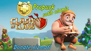 Clash of clans Propusk sotib olamiz. Sizga ham propusk kerakmi🤔😉