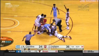 (NCAAM) #3 UNC Tar Heels at #13 Indiana Hoosiers in 20 Minutes - 11/30/16