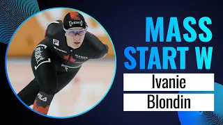 Ivanie BLONDIN (CAN) | Winner | Mass Start Women | Salt Lake City 2024 | #SpeedSkating