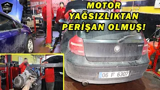 YAĞSIZ KALAN ARABA YATAK SARMIŞ ! (BMW 116i Motor Rektifiye / Silindir Kapak Yenileme)