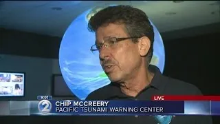 9pm Pacific Tsunami Warning Center interview