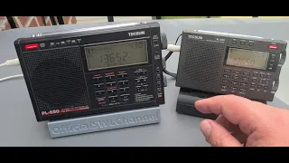 Tecsun PL-680 PLL Receiver VS Tecsun PL-330 DSP Radio Romania 13650 kHz Shortwave