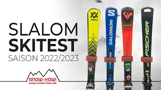 SKITEST SlalomCarver 2022/23 | Völkl Race Tiger, Salomon SL Race, Rossignol Hero Elite, Fischer RC 4