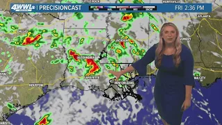New Orleans Weather: Wet weekend expected as stream of scattered storms sweep across area