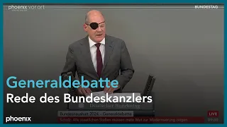 Rede von Bundeskanzler Olaf Scholz (SPD) in der Generaldebatte des Bundestages am 06.09.23