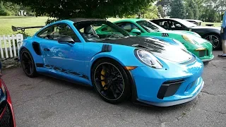 Boston Cars and Coffee August - Porsche 911 GT3 RS, Ford GT, Huracan Performante + More