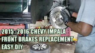Chevy impala front brakes replacement