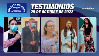 Testimonios 25 de octubre de 2022 - Iglesia de Dios Ministerial de Jesucristo Internacional