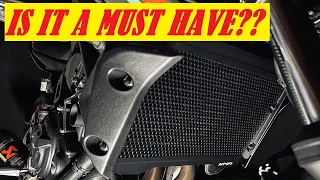 How to install a radiator guard on your 2021 yamaha mt07 | MT07 mods | Why should you get one